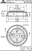 1992 Honda Civic - Rear Brake Drum, 200 mm, 1.6L 4Cyl, Japan Built