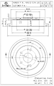 14.C275.10 Rear, Driver or Passenger Side Brake Drum, 220 mm