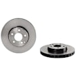 2009 Mercedes Benz E320 - Front, Driver or Passenger Side Brake Disc, Coated, Plain Surface, 5 Lugs, 295 mm, Vented (295 X 28mm)