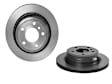 2017 BMW 330i - Rear, Driver or Passenger Side Brake Disc, Coated, Plain Surface, 5 Lugs, 300 mm, 300 X 20 mm, Not For Cars With M Sports Package or M Sport Brakes