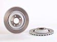 4F0615601F Rear, Driver or Passenger Side Brake Disc, Coated, Plain Surface, 5 Lugs, 330 mm