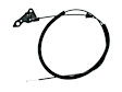 51-23-1-977-689 Hood Cable - Direct Fit, Sold individually