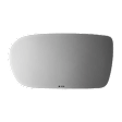 2639 Driver Side Mirror Glass, Non-Heated, No Auto-Dim