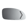 2751S Driver Side Mirror Glass, Non-Heated, No Blind Spot Feature No Auto-Dim