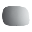 2932 Driver Side Mirror Glass, Non-Heated, No Auto-Dim
