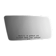 1985 Nissan 300ZX - Mirror Glass Passenger Side, Fits heated or non-heated OE mirror7-5/8 (in) Diagonal; Size- 3-1/2 (in) x 6-3/4 (in), Non-Heated, No Blind Spot Feature, No Signal Light, No Auto-Dim