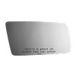 1985 Nissan 300ZX - Mirror Glass Passenger Side, Fits heated or non-heated OE mirror7-5/8 (in) Diagonal; Size- 3-1/2 (in) x 6-3/4 (in), Non-Heated, No Blind Spot Feature, No Signal Light, No Auto-Dim