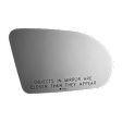 3114 Passenger Side Mirror Glass, Non-Heated, No Auto-Dim