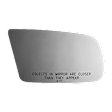 3197 Passenger Side Mirror Glass, Non-Heated, No Blind Spot Feature No Auto-Dim
