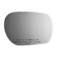 3296 Passenger Side Mirror Glass, Non-Heated, No Auto-Dim
