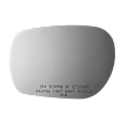 3296 Passenger Side Mirror Glass, Non-Heated, No Auto-Dim