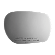 3296 Passenger Side Mirror Glass, Non-Heated, No Auto-Dim