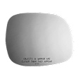 3732 Passenger Side Mirror Glass, Non-Heated, No Auto-Dim