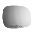 3732 Passenger Side Mirror Glass, Non-Heated, No Auto-Dim