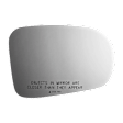 3735RSG Passenger Side Mirror Glass, Non-Heated, No Auto-Dim, Backing Plate Included