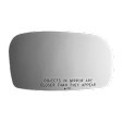 3757 Passenger Side Mirror Glass, Non-Heated, No Auto-Dim
