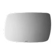 4299 Driver Side Mirror Glass, Non-Heated, No Blind Spot Feature No Auto-Dim, Backing Plate Not Included