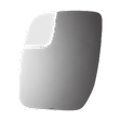 4378 Driver Side, Lower Mirror Glass, Non-Heated, No Blind Spot Feature No Auto-Dim, Backing Plate Not Included