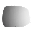 4436 Driver Side Mirror Glass, Non-Heated, No Auto-Dim
