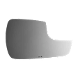 4488 Driver Side, Lower Mirror Glass, Non-Heated, No Blind Spot Feature No Auto-Dim, Backing Plate Not Included