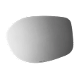 4532RSG Driver Side Mirror Glass, Non-Heated, No Auto-Dim, Backing Plate Included