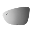 2018 Volkswagen Jetta - Mirror Glass Driver Side, Blind Spot Indicator; Fits over existing mirror; Mirror only. Use existing LED; Fits heated or non-heated OE mirror; Non-heated mirror, Non-Heated, With Blind Spot Glass, No Auto-Dim