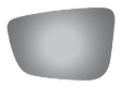4720 Driver Side Mirror Glass, Non-Heated, No Blind Spot Feature No Auto-Dim