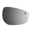 2019 Mazda 3 - Mirror Glass Driver Side, Auto-Dimming; Blind Spot Indicator; Fits over existing mirror; Mirror only. Use existing LED; Fits heated OE mirror only; Non-heated mirror, Non-Heated, With Blind Spot Glass, No Signal Light, No Auto-Dim