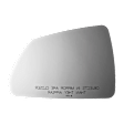 2009 Cadillac CTS - Mirror Glass Passenger Side, Fits heated or non-heated OE mirror7-9/16 (in) Diagonal; Size- 4-1/4 (in) x 6-1/2 (in), Non-Heated, No Blind Spot Feature, No Signal Light, No Auto-Dim