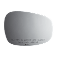 5366 Passenger Side Mirror Glass, Non-Heated, No Auto-Dim