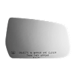 5402HRSG Passenger Side Mirror Glass, Heated, No Auto-Dim