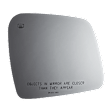 5416HRSG Passenger Side Mirror Glass, Heated, No Auto-Dim, Backing Plate Included