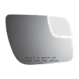 5483 Passenger Side, Lower Mirror Glass, Non-Heated, No Auto-Dim