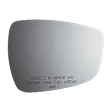 2011 Hyundai Elantra - Mirror Glass Passenger Side, Fits heated or non-heated OE mirror7 (in) Diagonal; Size- 4-13/16 (in) x 6-7/8 (in), Non-Heated, No Auto-Dim