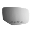 5554 Passenger Side Mirror Glass, Non-Heated, No Blind Spot Feature No Auto-Dim
