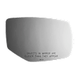 5554 Passenger Side Mirror Glass, Non-Heated, No Blind Spot Feature No Auto-Dim