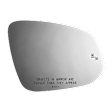 5562B Passenger Side Mirror Glass, Non-Heated, With Blind Spot Glass No Auto-Dim