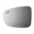 5564B Passenger Side Mirror Glass, Non-Heated, With Blind Spot Glass No Auto-Dim