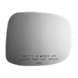 5589 Passenger Side Mirror Glass, Non-Heated, No Auto-Dim
