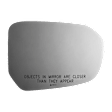 5673 Passenger Side Mirror Glass, Non-Heated, No Blind Spot Feature No Auto-Dim