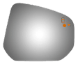 5743BC Passenger Side Mirror Glass, Non-Heated, With Blind Spot Glass No Auto-Dim