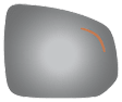 5747BC Passenger Side Mirror Glass, Non-Heated, With Blind Spot Glass No Auto-Dim, Backing Plate Not Included