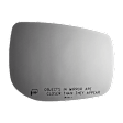 5785H Passenger Side Mirror Glass, Heated, No Blind Spot Feature No Auto-Dim, Backing Plate Not Included