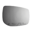 5785H Passenger Side Mirror Glass, Heated, No Blind Spot Feature No Auto-Dim, Backing Plate Not Included