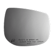5787H Passenger Side Mirror Glass, Heated, No Auto-Dim