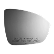 5822 Passenger Side Mirror Glass, Non-Heated, No Auto-Dim