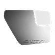 5841 Passenger Side, Lower Mirror Glass, Non-Heated, No Blind Spot Feature No Auto-Dim, Backing Plate Not Included