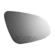5856 Passenger Side Mirror Glass, Non-Heated, No Auto-Dim