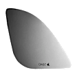 5940 Driver Side, Upper Mirror Glass, Non-Heated, No Blind Spot Feature No Auto-Dim