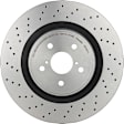2014 Lexus IS F - Front Brake Disc and Pad Kit, UV Coated, Cross-Drilled, 5 Lugs, 360 mm, Ceramic, 5.0L 8Cyl, PRIME UV Coated Series